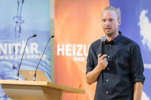 Zu den Top-Themen auf der Fachmesse zählen technische Lösungen für die Umsetzung der Wärmewende, Hygiene und smarte Sanitärtrends. Bild: Messe Essen