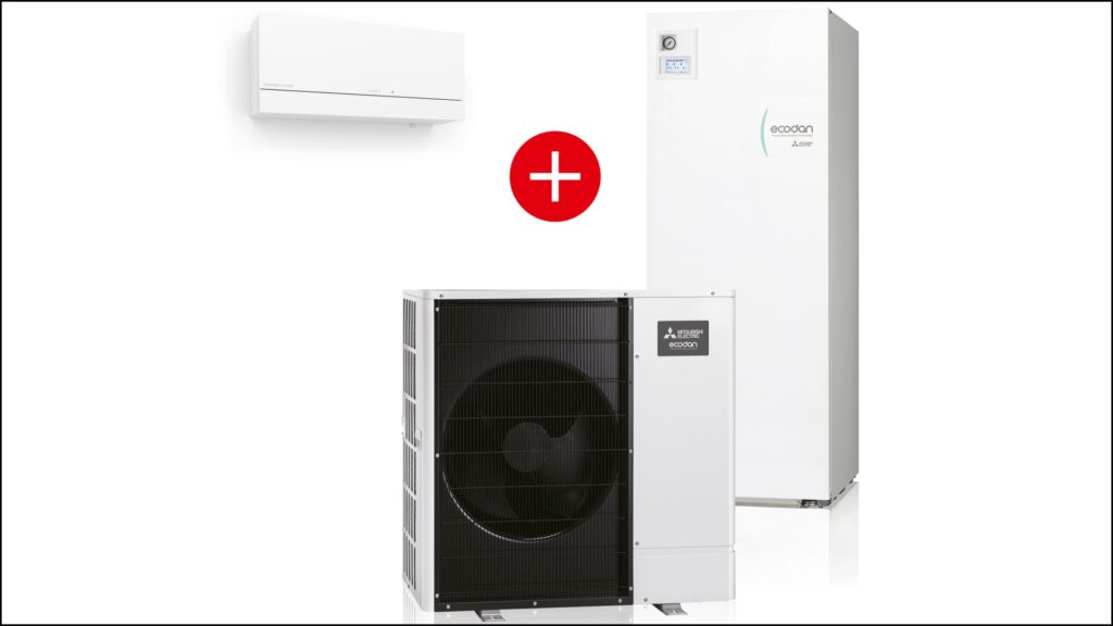 Dank ihrer Wärmerückgewinnungsfunktion kann das Lossnay-Lüftungssystem die Effizienz von Wärmepumpen erhöhen. Bild: Mitsubishi Electric