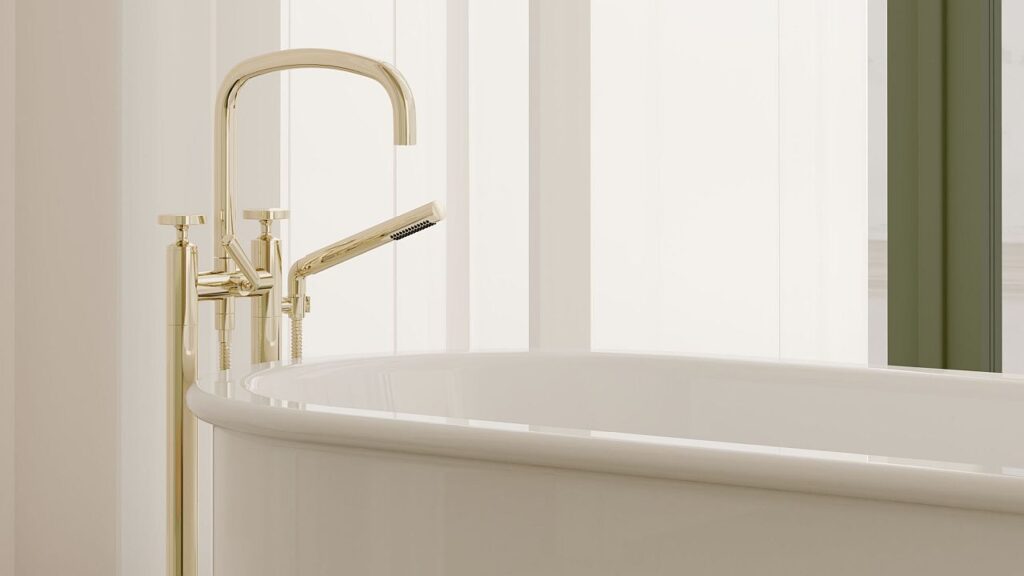 Coya lässt sich in zeitgenössische sowie klassisch geprägte Badarchitekturen integrieren. Bild: Dornbracht