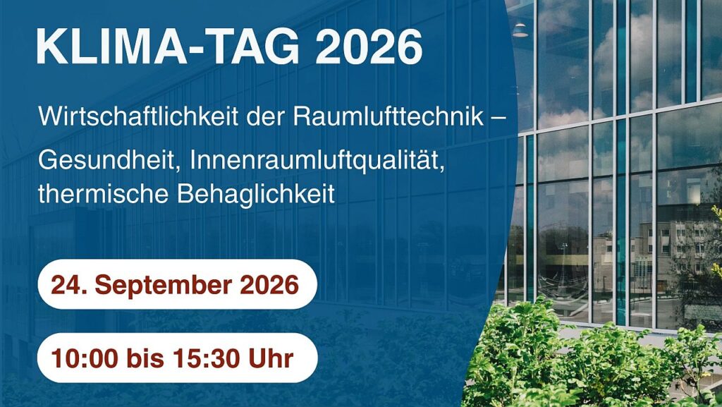24. September 2026 in Düsseldorf: Zeitpunkt und Veranstaltungsort des diesjährigen FGK-Klima-Tags stehen bereits fest; das Programm wird der Fachverband im Juni bekanntgeben. Bild: FGK